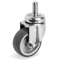 Колесо 38 60х22 поворотное шпилька SRC/FIL M12х25 cod 386202 daN 60 кг