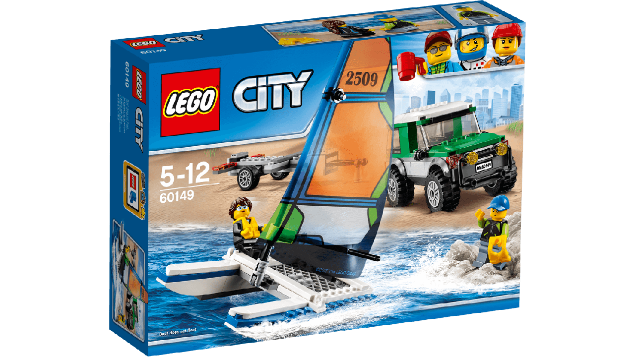LEGO Город 60149 Внедорожник с прицепом для катамарана