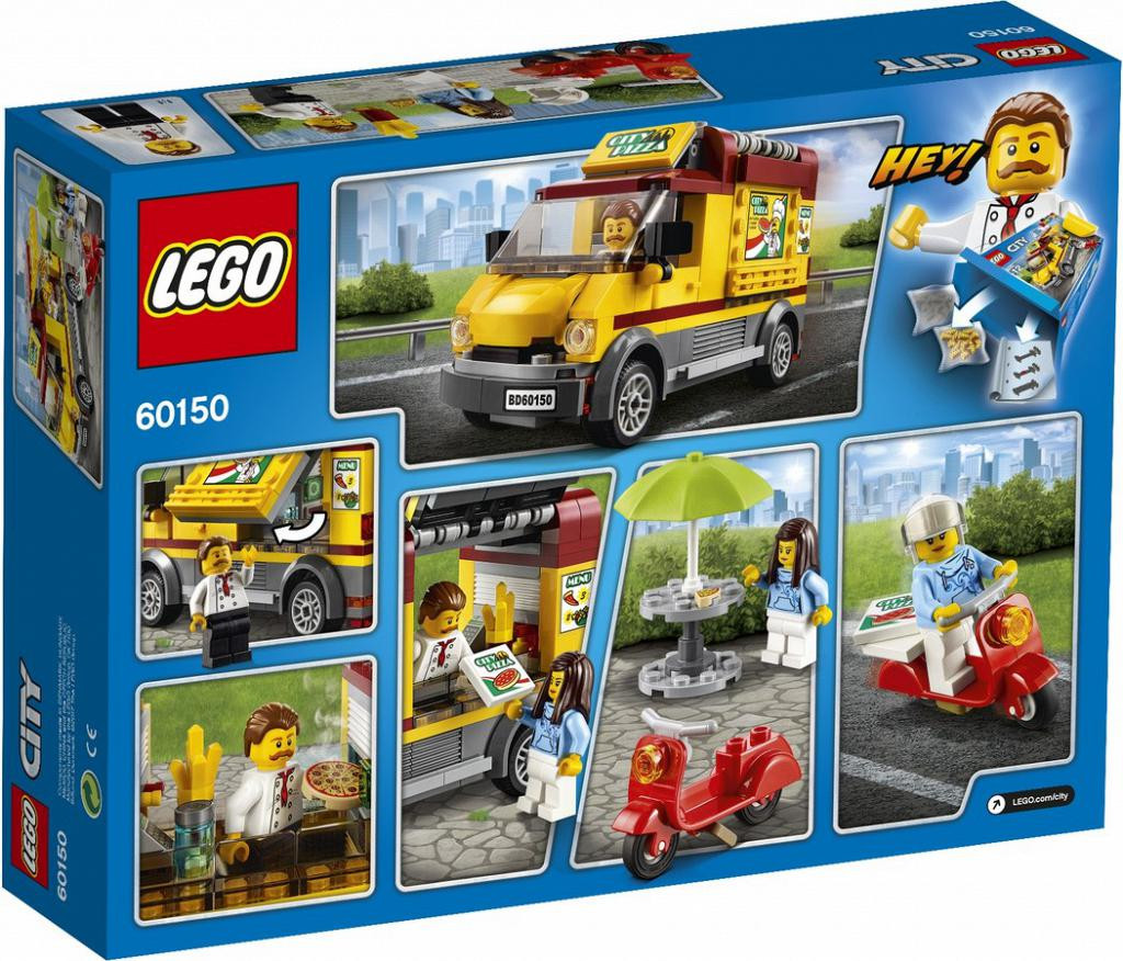 LEGO Город 60150 Фургон-пиццерия