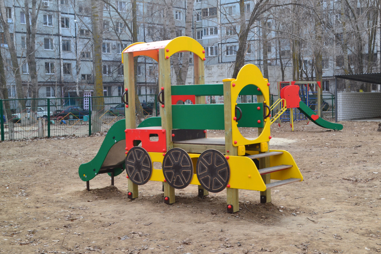 Паровозик с горкой