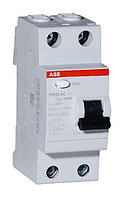 2CSF202003R3630 Выключатель дифференциального тока  УЗО ABB 2 полюса FH202 AC-63 А, 300 мА