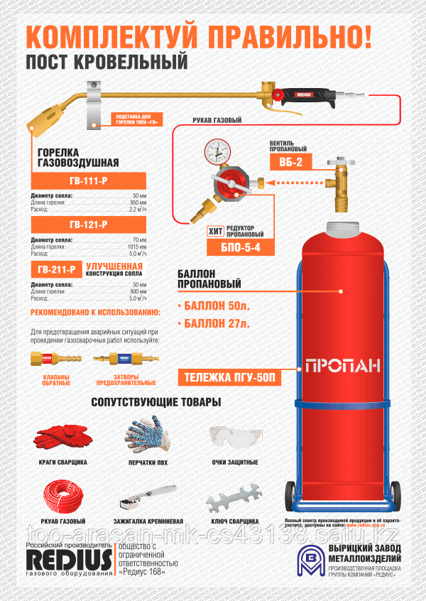 ГОРЕЛКА ГАЗОВОЗДУШНАЯ (Кровельная) 0,85 м. - фото 2 - id-p42421521