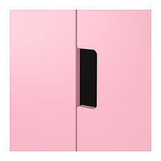 Кровать-чердак СТУВА 4 ящика/2 дверцы розовый ИКЕА, IKEA, фото 3