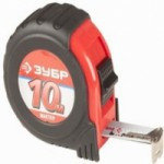 Рулетка ЗУБР "МАСТЕР" НЕЙЛОН, обрезиненный корпус, 10мх25мм