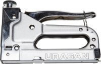 Пистолет URAGAN скобозабивной металлический пружинный, регулируемый, тип 53, 4-14мм