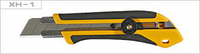 Нож OLFA с выдвижным лезвием, двухкомпонентный корпус, трещоточный фиксатор, 25мм