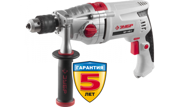 Дрель ЗУБР ударная, ЗДУ-1100-2 ЭРММ2