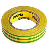 Изолента STAYER "PROFI" желто-зеленая, ПВХ, 15мм х 10м х 0, 18мм
