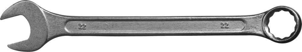 Ключ комбинированный гаечный СИБИН, белый цинк, 22 мм