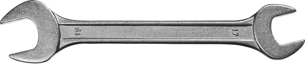 Ключ рожковый гаечный СИБИН, белый цинк, 17х19мм - фото 1 - id-p42778371