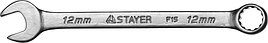 Ключ STAYER "MASTER" гаечный комбинированный, хромированный, 12мм