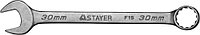 Ключ STAYER "MASTER" гаечный комбинированный, хромированный, 30мм
