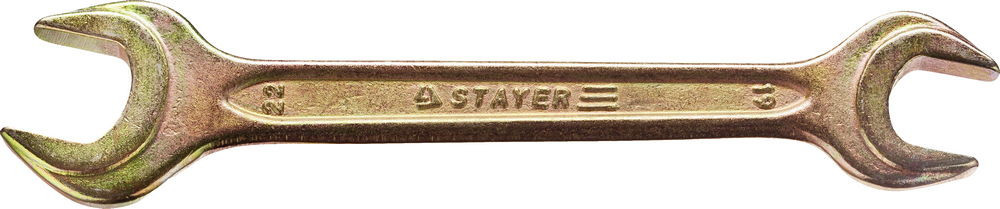 Ключ STAYER "MASTER" гаечный рожковый, 19х22мм
