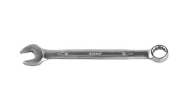 Ключ ЗУБР "МАСТЕР" гаечный комбинированный, Cr-V сталь, хромированный, 15мм
