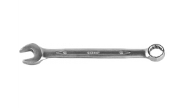 Ключ ЗУБР "МАСТЕР" гаечный комбинированный, Cr-V сталь, хромированный, 27мм