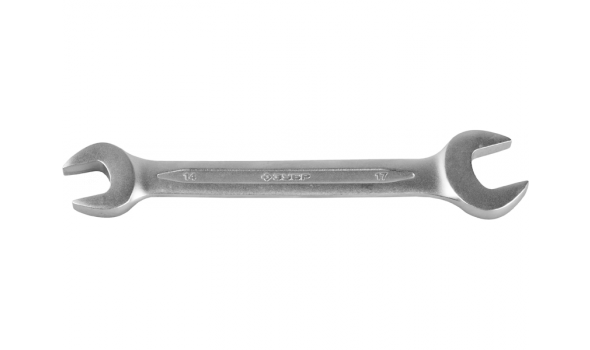 Ключ ЗУБР "МАСТЕР" гаечный рожковый, Cr-V сталь, хромированный, 13х14мм