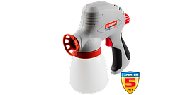 Краскопульт ЗУБР электрический, краскоперенос 300 мл/мин, вязкость краски 60 DIN, 0, 8л, 120Вт