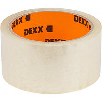 Лента DEXX клеящая упаковочная, прозрачная, 40мкм, 48мм х 50м