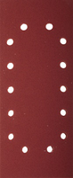 Лист шлифовальный ЗУБР "МАСТЕР" универсальный на зажимах, 14 отверстий по периметру, для ПШМ, Р320, 115х280мм, 5шт