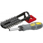 Набор STAYER Отвертка "MAX-GRIP" с битами и подвеской на пояс, 19 предметов