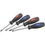 Набор STAYER Отвертки "ТECHNO", SL 3, 0x 75, SL 5, 0x100, PH №1х75мм, PH № 2x100мм, 4шт