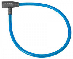 Замок ЗУБР "ЭКСПЕРТ", тросовый, кодовый, с неизменяемым кодом, длина троса - 650мм, d 10мм.