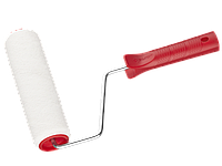 Валик ЗУБР "МАСТЕР" "ВЕЛЮР-АКВА", полиэстер, для водорастворимых акриловых лаков, ворс 4мм, ручка 6мм, d=40/180мм