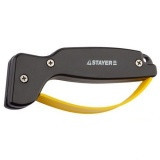 Точилка STAYER "MASTER" универсальная, для ножей, с защитой руки, рабочая часть из карбида - фото 1 - id-p42781156