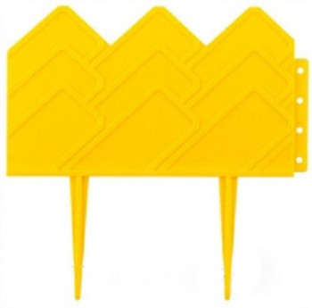 Бордюр декоративный GRINDA для клумб, 14х310см, желтый - фото 1 - id-p42782142