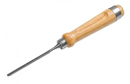 Стамеска-долото ЗУБР "ЭКСПЕРТ" полукруглая с деревянной ручкой, хромованадиевая сталь, 14мм