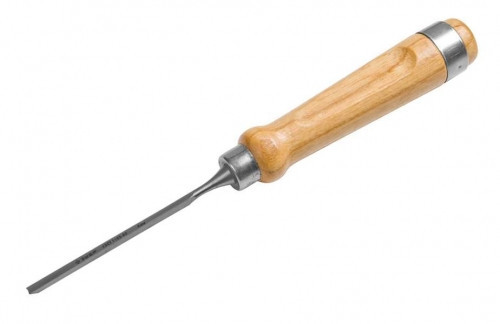 Стамеска-долото ЗУБР "ЭКСПЕРТ" полукруглая с деревянной ручкой, хромованадиевая сталь, 20мм - фото 1 - id-p42782764