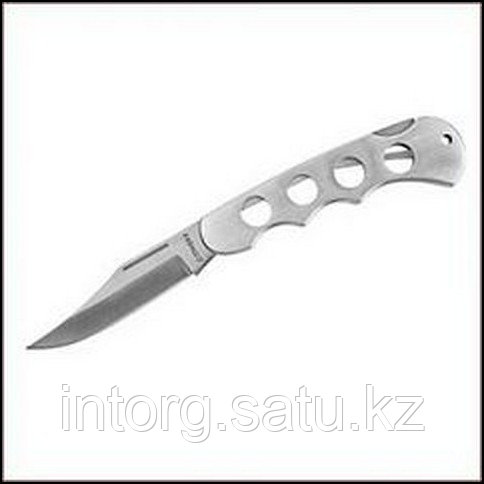 Нож STAYER складной, цельнометаллическая облегченная рукоятка, большой - фото 1 - id-p40186752