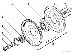 МПО 50.04.140. Ролик натяжной