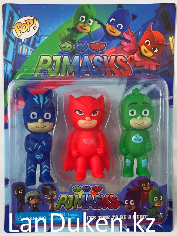 Игровой набор Герои в масках Pj Masks (3 фигурки игрушки Аллет, Гекко и Кэтбой ) - фото 1 - id-p42823426