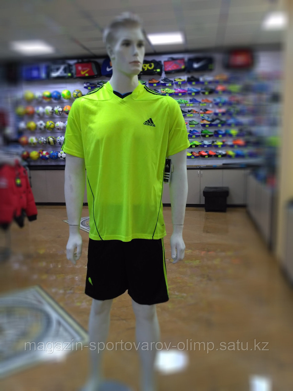 Футбольная форма Adidas 100, желтая - фото 1 - id-p42838999