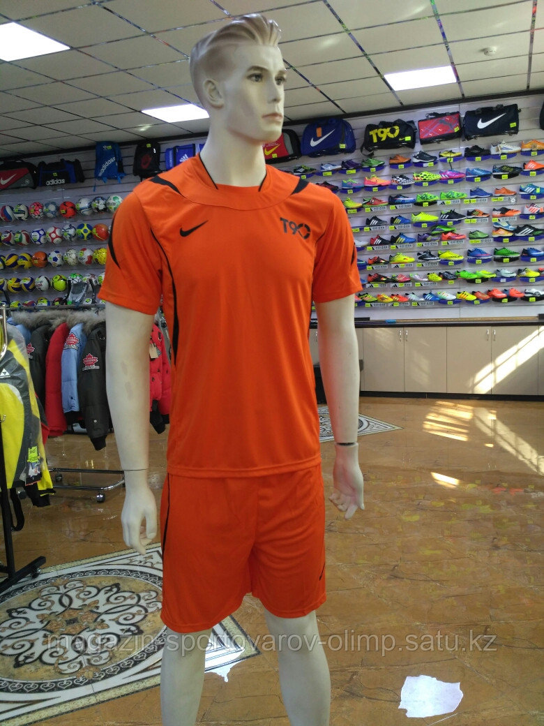 Футбольная форма Nike T90, оранжевая - фото 1 - id-p42839105