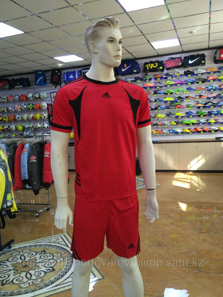 Футбольная форма Adidas 3032, красная