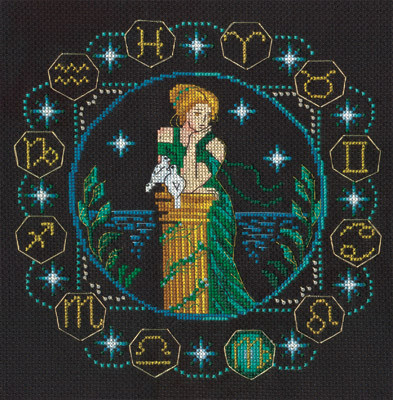 Набор для вышивания крестом Panna "Знаки Зодиака. Дева"