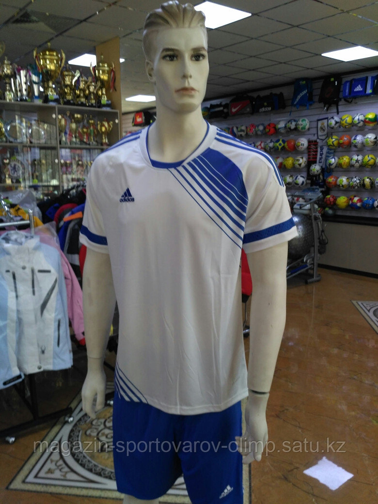 Взрослая футбольная форма Adidas, белая