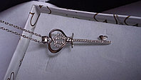 Серебряный кулон ключ в стиле Tiffany & Co. 3