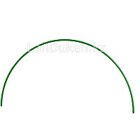 Пластиковая дуга для парника 2.2 м, D 12 зеленая 64432 Palisad (002)