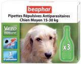 Beaphar Veto Nature Spot On Капли от блох, клещей и комаров для собак средних пород - 15-30 кг, 3 пипетки