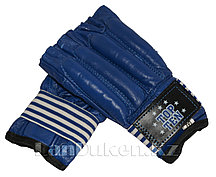 Шингарты кожаные М TOP TEN (синие)