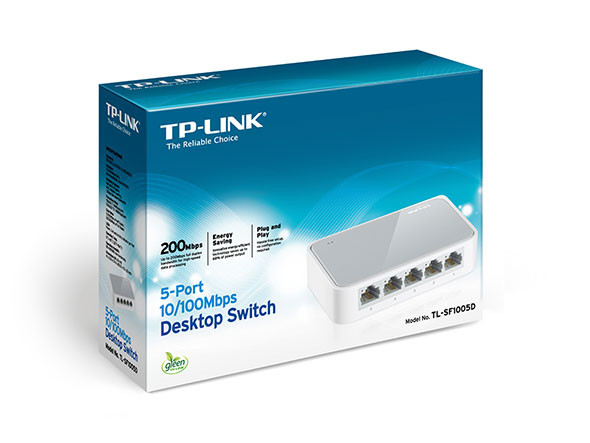 Коммутатор Tp-link TL-SF1005D - фото 1 - id-p42891273