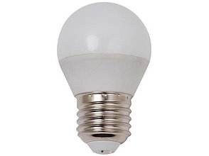 Светодиодная лампа 6W, шар, Е27, 220 вольт (G45)