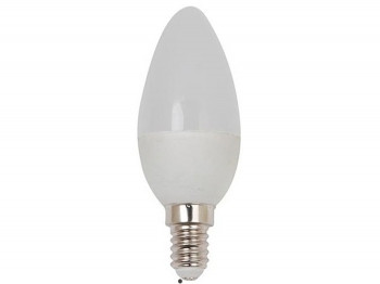 Светодиодная лампа 6W Е14, 220V, свеча (миньон)