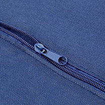 Чехол для одежды спанбонд, с окном 60х120 см, цвет синий, фото 2