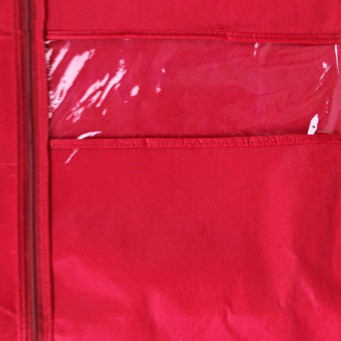 Чехол для одежды, с окном 120х60 см, цвет бордовый - фото 2 - id-p42953143