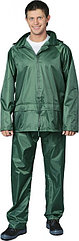 КОСТЮМ ВЛАГОЗАЩИТНЫЙ НЕЙЛОНОВЫЙ С ПВХ ЗЕЛЕНЫЙ