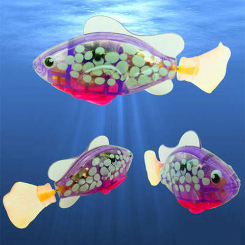 Интерактивная игрушка "Рыбка-робот" светящаяся ROBOFISH (Зеленый) - фото 4 - id-p42963075